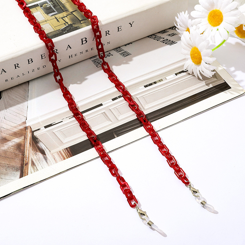 2021 Hot Fashion Women Acrylic - Mask Chain Holder 评论和价格