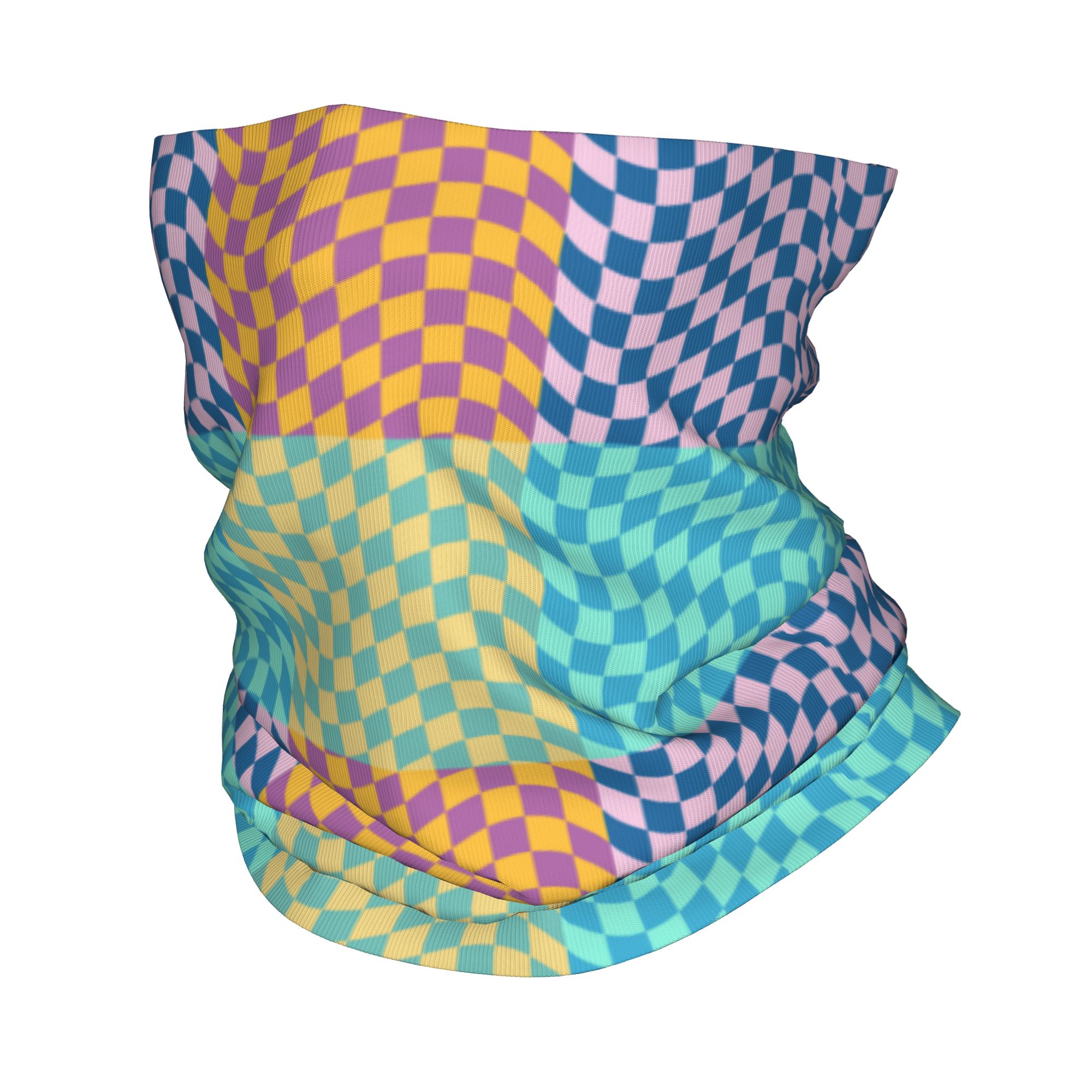 Custom Colored Checkered Banda - Neck Gaiter Face Cover 评论和价格