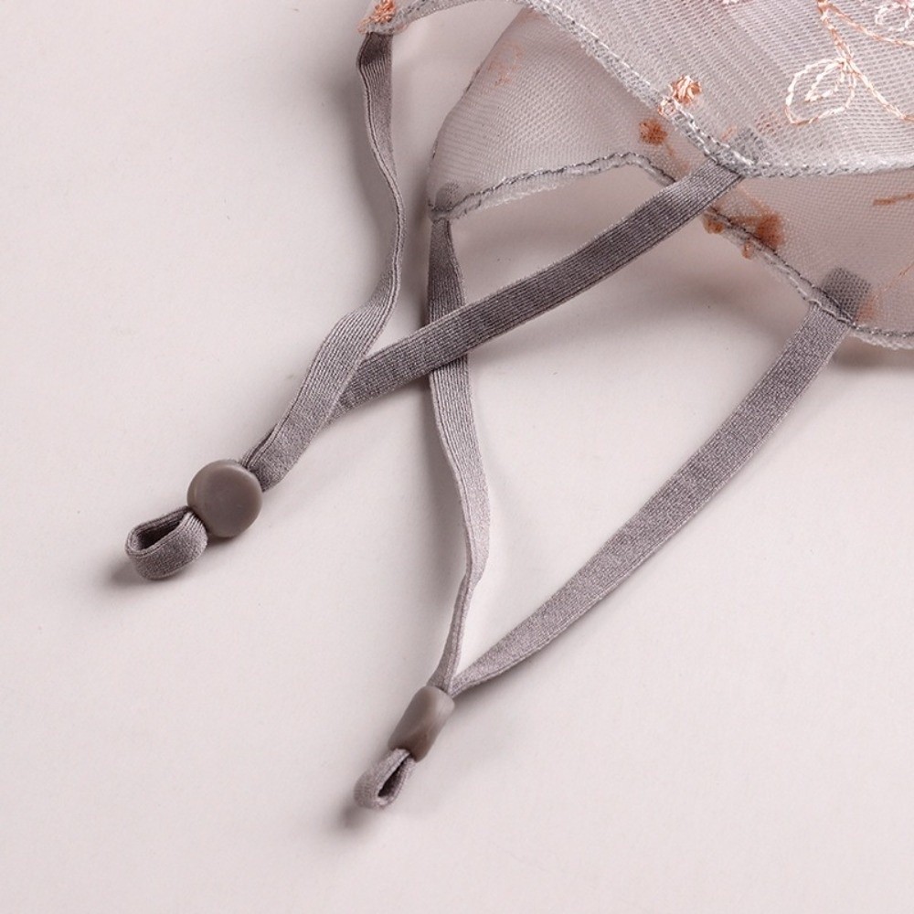 Classical Embroider Flower Vei - Cloth Face Mask Washable 评论和价格
