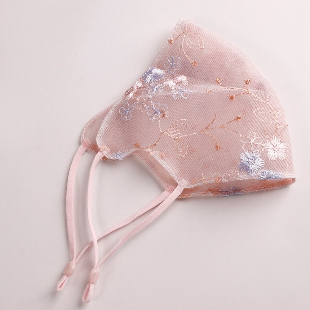 Classical Embroider Flower Vei - Cloth Face Mask Washable 评论和价格