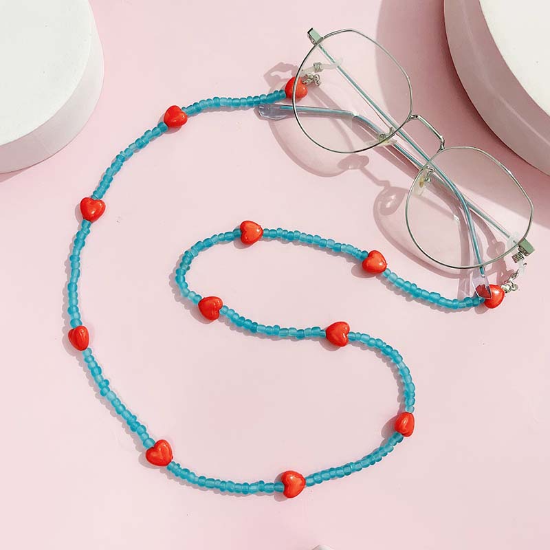 Trendy Peach Heart Anti Slip R - Mask Chain Holder 评论和价格